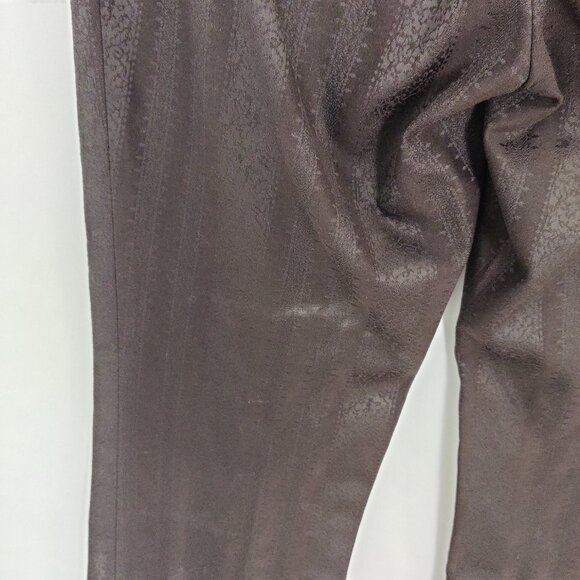Tahari Women's Suit Pants Size 10 Trousers in Brown Mafia Boss Old Money - Picture 4 of 11